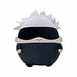 NUWIND Anime Jujutsu Kaisen Figure di bambole peluche Yuji Itadori Gojo Kugisaki Megumi Nanami Pupazzo di pezza Portachiavi Puntelli Cosplay Pendenti Novità Regalo bambini(Gojo Satoru-A,22cm)