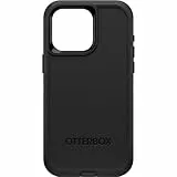 Cover per iPhone 15 Pro Max OtterBox Defender, resistente a shock e cadute, cover ultra robusta, testata 5x vs norme MIL-STD 810G,Nero, Senza Retail Package