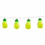 Boland 52156 - Catena di luci a LED a forma di ananas, lunghezza 140 cm, tipo batteria 2 batterie AA, illuminazione per feste, carnevale, feste a tema