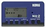 KORG MA-2 LCD Metronomo Digitale Compatto, Blue/Nero