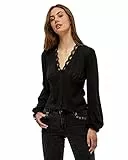 Desires Henrikka Blouse, Camicetta, Donna, Nero (9000 Black), L
