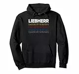 Macchine edili Amore Liebherr autista macchinista fan escavatore Felpa con Cappuccio
