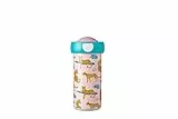 Mepal - Bicchiere per la Scuola Campus - Tazza per Bevande - Tazza per la Scuola Ermetica per Bambini - Senza BPA e Lavabile in Lavastoviglie - 300 ml - Leopard