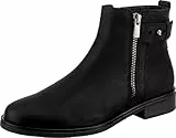 Clarks Memi Lo, Stivali Chelsea Donna, Pelle Nera, 38 EU