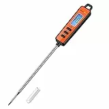ThermoPro TP01S Termometro da Cucina Lettura Istantanea con Sonda Lunga Termometro Carne Digitale per Cottura Alimenti Latte Dolci Olio Liquidi Cibo Barbecue
