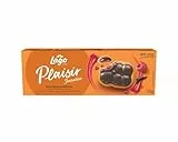 Lago 1968, Plaisir Nuvole Lampone 130g, Deliziosi Biscotti Petit Beurre con Farcitura di Marmellata al Lampone e Ricoperti di Cioccolato Fondente