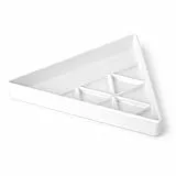 Umbra Trinity Vassoio per Gioielli, Bianco, 24.13x20.96x3.81 cm
