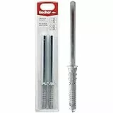 Fischer Reggi Mensola a Scomparsa CPF 14x170 K, per Applicazioni di Mensole, Scaffali e Ripiani su Murature Piene e Semipiene, 2 pezzi, 1640