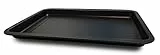 Guardini Pizza&Mania, Teglia Rettangolare 26x37cm, Acciaio con rivestimento antiaderente, Colore nero