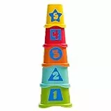 Chicco Gioco 2 in 1 Tazze Impilabili, 6-36 Mesi