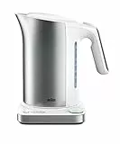 Braun WK5115WH Bollitore d'Acqua per le Tue Bevande Preferite con Cinque Regolazioni di Temperatura e Sistema di Bollitura Rapida in 35 Sec, Mantenimento in Caldo, Finestra Indicatore Livello Acqua