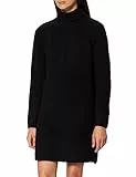 PIECES Pcellen LS High Neck Knit Dress Noos BC Vestito, Nero, S Donna