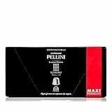 Pellini Caffè Espresso Luxury Coffee Supremo, Capsule Compatibili Nespresso, COMPOSTABILI e Autoprotette, 10 Astucci da 10 Capsule, Totale 100 Capsule