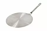Crealys 510872 Disco in Acciaio Inox 18/0 per induzione - Diametro: 23 cm