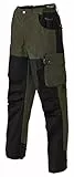 Pinewood Pantaloni da Uomo Kilimanjaro per attività all'Aria Aperta, Uomo, Pantaloni, 9685-153, moosVerde/Nero, 52