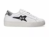 SUN68, Betty, Scarpe Sneaker Moda Casual (Bianco/Nero, Numeric_40)