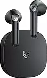 SoundPEATS Cuffie Bluetooth 5.2, TrueAir2 Auricolari Bluetooth Qualcomm QCC3040, 25 ore di riproduzione Codece aptX, Modalità di Gioco TrueWireless Mirroring