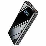 Power Bank 20.000mAh, Debopo SCP22,5W PD20W 4,5A Powerbank USB C(Ingressi&Uscite), Esterno Caricatore Portatile con Display LCD&Torcia LED, Batteria Esterna per Tablet iPhone Samsung Huawei