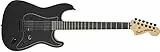 Fender 0114545706 Jim Root Stratocaster, chitarra elettrica, con tastiera in ebano– colore nero (flat black)