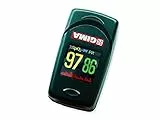 GIMA SATURIMETRO Oxy-6 Pulsoximetro da Dito, Diametro 10-22 mm, Portatile, Rileva Saturazione, Battito e Perfusione, 2 pile AAA Incluse, Allarmi Visivi e Acustici, Display LCD a Colori