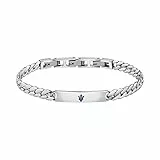 Maserati Jewels Bracciale Uomo in Acciaio, IP blu - JM222AVD05