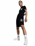 ARMANI EXCHANGE Embroidered Front Logo, Adjustable Drawstrings Short Casual, Blu Navy, L Uomo