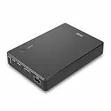 Shanqiu Gruppo di Continuità Mini UPS per Router, Modem, Telecamera con Ingresso AC Uscita USB 5V DC 5V 9V 12V 1A 2A 3A (74Wh)