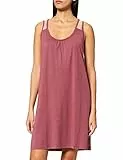 Iris & Lilly Camicia da Notte in Cotone Senza Maniche Donna, Rosato Scuro, 42