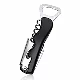 Tomedeks 1 articolo apribottiglie,cavatappi,cavatappi professionali,apribottiglie vino,Robusto e resistente, adatto per aprire birra, vino rosso, bevande, ottimo per cucina, bar
