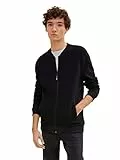 TOM TAILOR Denim Bomber, Uomo, Nero (Black 29999), M