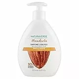Naturaverde | Natural Beauty - 1 Sapone Liquido Mandorla, per Mani, Viso, Detergente, Emolliente, 500ml