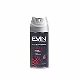 EVIN HOMME | Deodorante Uomo Spray, Fragranza Zenzero e Labdano, Durata 24h, 150 ml