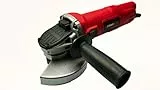 Smerigliatrice angolare professionale da 1100 W, diametro disco 125 mm, M14, con regolazione della velocità 11500 giri/min, manico girevole