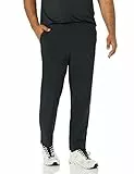 Amazon Aware Pantaloni Attivi Elasticizzati Traspiranti Uomo, Nero Slavato, L