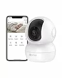 EZVIZ TY2 Telecamera da Interno Wifi IP Camera 1080p Grandangolare Visione Notturna Avviso Movimento Audio ad due vie Grandangolare App Mobile Compatibile con Alexa