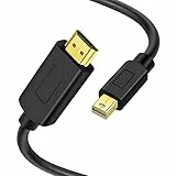 ANNNWZZD Mini Display Port to HDMI, Thunderbolt Mini DP a HDMI Cavo per iMac, Mac Mini, Surface, Monitor, Proiettori 2m