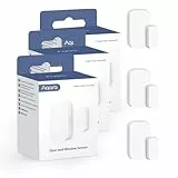 Aqara Sensore per Porte e Finestre 3-Pack, Richiede un Hub AQARA, Connessione Zigbee, Rilevatore Wireless per Sistema di allarme e Domotica Intelligente, Compatibile con Apple HomeKit, Alexa, IFTTT