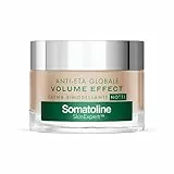 Somatoline SkinExpert, Volume Effect Crema Viso Riparatrice Notte, Trattamento Viso Rimodellante Antirughe con Biopeptidi, 50ml