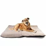 vitazoo Tappeto per Cane Grande - 100 x 70 cm - Tappetino Isolante per Cane Termico e Antiscivolo - Coperta per Cani da Esterno Calda Ideale per Viaggio - Grigio