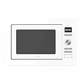 Cecotec Forno a Microonde Digital Grandheat Digital Digital 2590 White integrato. 900 W Potenza, integrabile, 25 litri, Grill 1000 W, 8 funzioni preconfigurate, timer