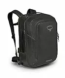 Osprey Bag, Transporter Global Carry-On borsone da viaggio Black O/S Unisex-Adult, S