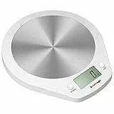ACCUWEIGHT Bilancia da Cucina Digitale bilancia cucina Funzione Tara Bilance Alimenti Elettronica con Piattaforma in Acciaio Inossidabile per Pesa Cibo, Alta Precisione da 1g a 5 kg