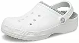 Crocs Ralen Lined Clog, Zoccoli Unisex - Adulto, White/Light Grey, 43/44 EU