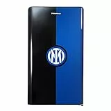Hisense RR106D4CBFI Frigorifero Monoporta Black Shadow con Design Curvilineo, Freezer Zone 3 Stelle, 82 L, Classe F, Bassa Rumorosità 36 db, Illuminazione LED, Temp Control