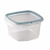 Snips Set 3 PZ Contenitore Quadrato | 1 Lt | Contenitore Per Cibi | 4 Chiusure di Sicurezza | 14,7 x 14,7 x 12 cm | Made in Italy | Bpa Free