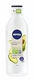 NIVEA Naturally Good Loción Corporal Aguacate Cuidado Intensivo Piel Seca, Estándar, Vanilla, 350 Mililitro