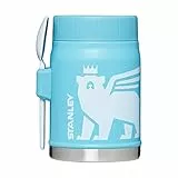 Stanley Heritage - Barattolo isolato per alimenti per bambini (8 anni in su) con Spork, in acciaio inox da 396,9 ml, lavabile in lavastoviglie e senza BPA