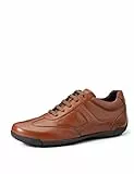 Geox U Edgware A, Sneakers Uomo, Marrone Cognac, 42 EU