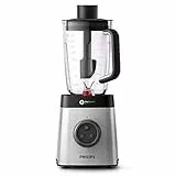 Philips Domestic Appliances Batidora HR3653/00 - Frullatore americano, caraffa da 2 l, Tritan e acciaio INOX, colore: Argento