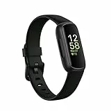 Fitbit Inspire 3, Black/Midnight Zen, Activity Tracker Unisex-Adult, Nero, ‎3.93 X 1.86 X 1.17 Cm, 110 Grammi